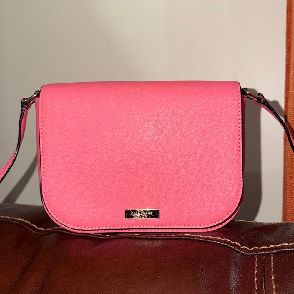 ‼️Kate Spade Pink Leather Crossbody Bag